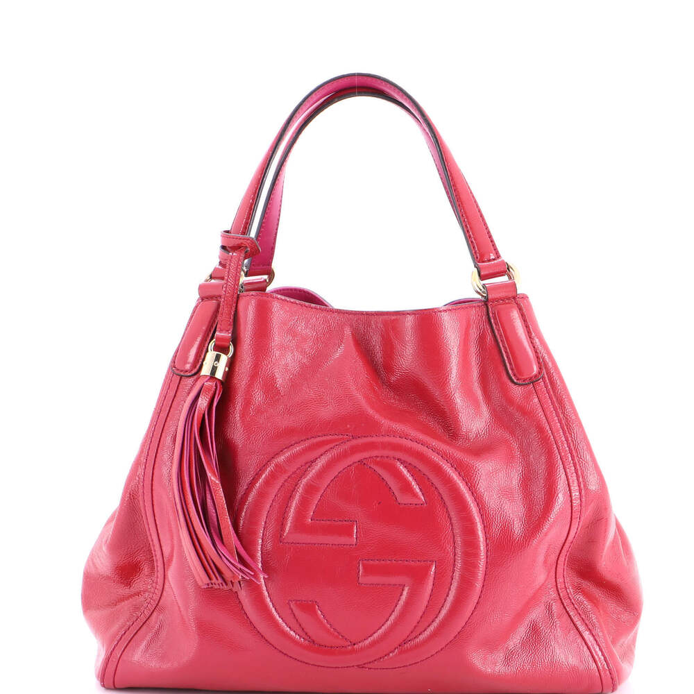Gucci Medium Soho Shoulder Bag Patent